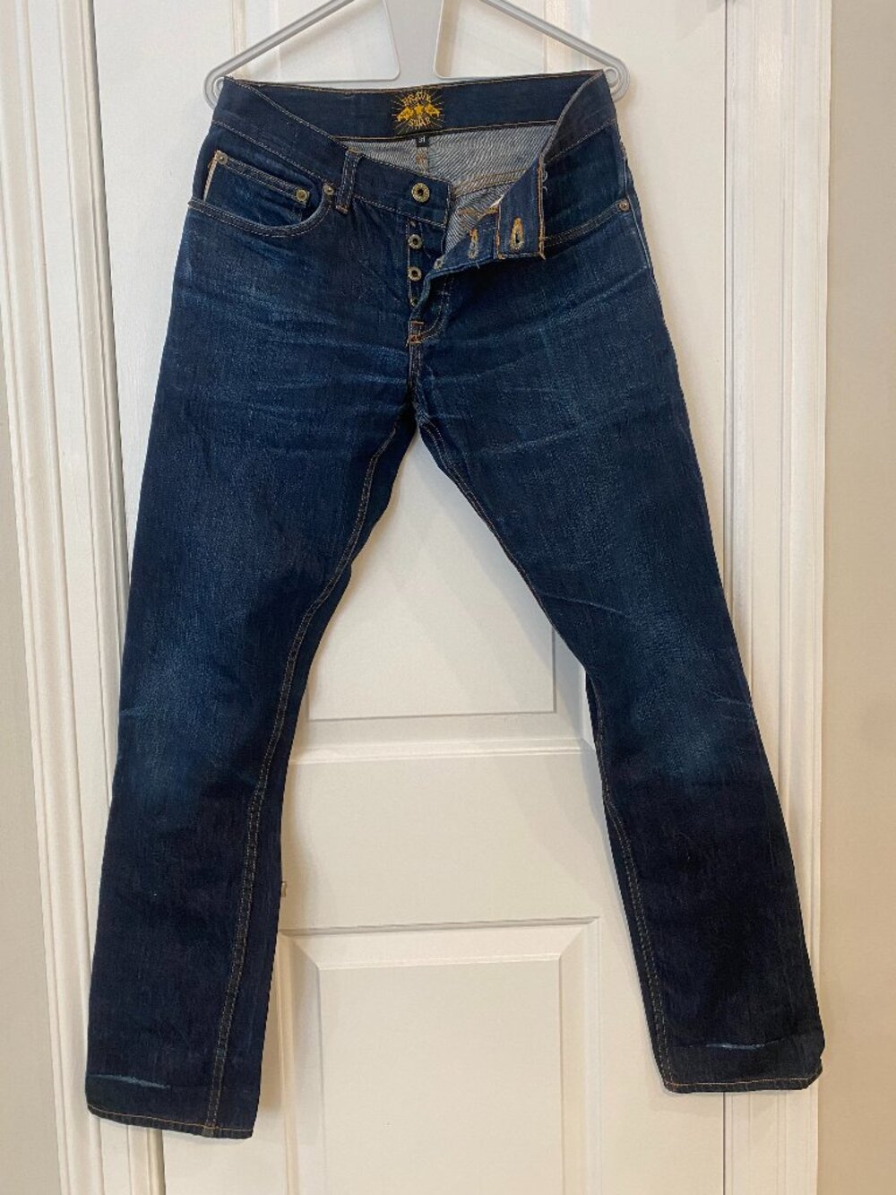 Brave Star Selvage Jeans Size 31x31 | Dark Indigo | Button Fly